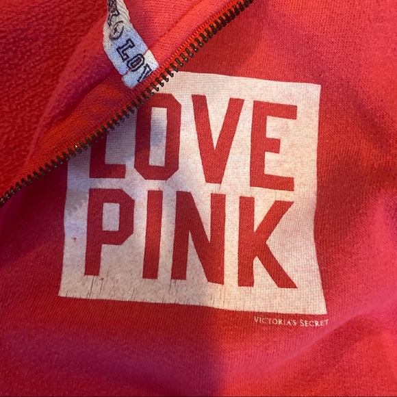 PINK Victoria’s Secret Quarter Zip Hoodie - Picture 3 of 3
